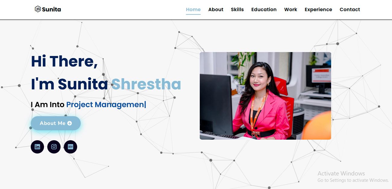 Sunita Webpage